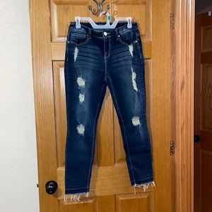 Vanity stretch skinny jeans, size 30, curvy